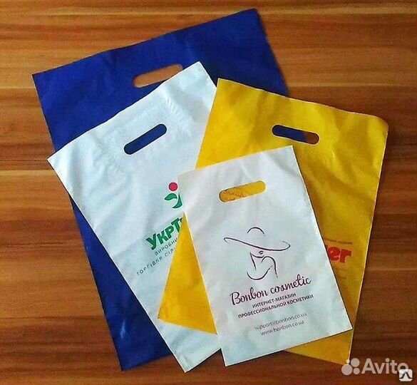 Печать на пакетах зип лок,с выр-ми ручками,крафт