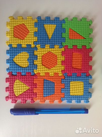 Мягкий коврик пазл