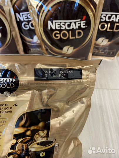 Кофе Nescafe Gold зерна сублимированный 500 г