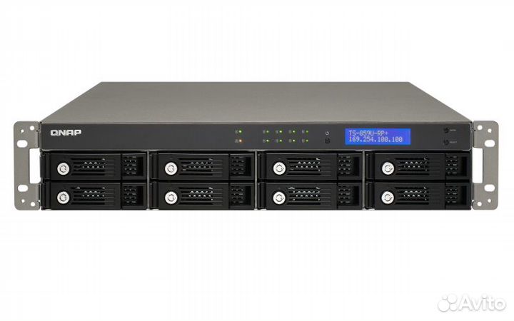 Сетевой raid-накопитель qnap-859U-RP+