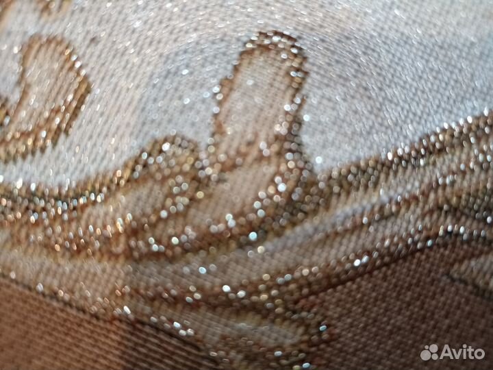 Большая салфетка гобеленовая с люрексом
