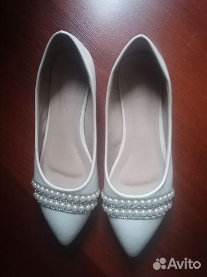 Балетки натуральная кожа