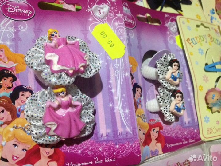 Наборы заколок и резинок