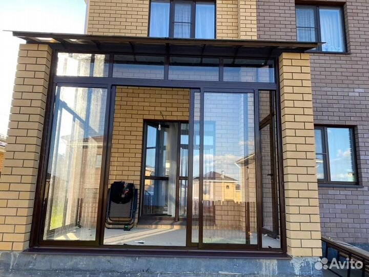 Остекление веранды балкона беседки крыльца дома