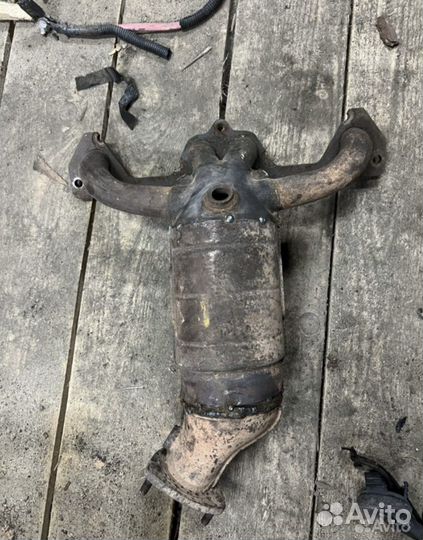 Пустой выпускной коллектор приора гранта калина