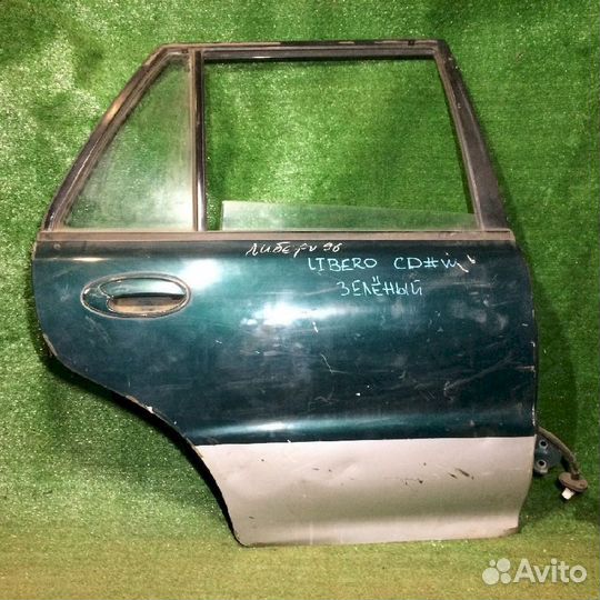 Дверь задняя правая Mitsubishi Libero CB2W Зеленая