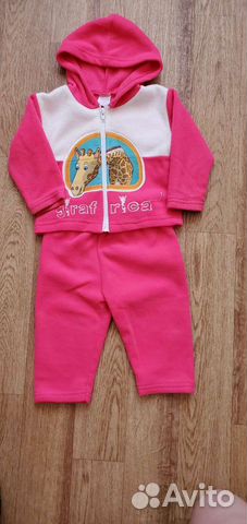 Костюм на флисе для девочки 68