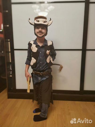 Костюм бычка ковбоя