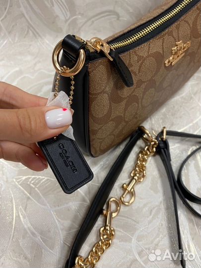 Сумка Coach кожаная