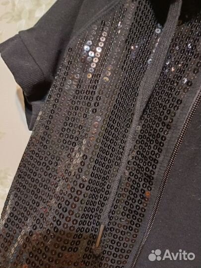 Кофточка на молнии с капюшоном 38 (152) разм