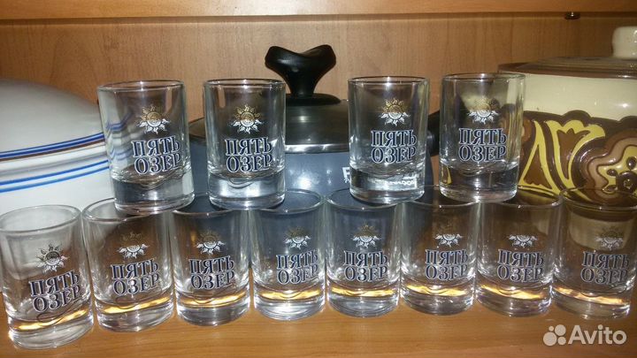 Рюмки 12 и 9 шт