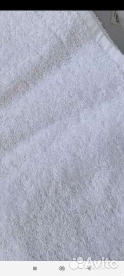 Махровые полотенца новые белые 70#140, 50#100