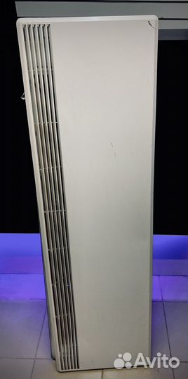 Тепловая завеса с работающим теном