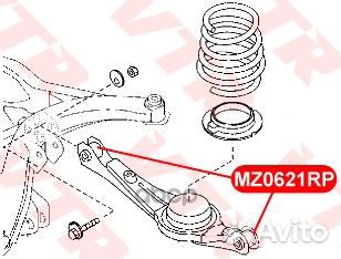 Полиуретановый сайлентблок поперечного рычага з