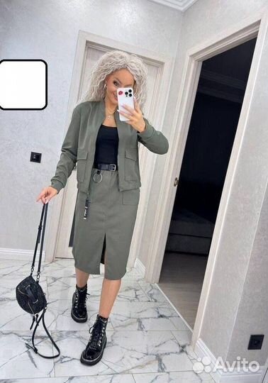 Костюм двойка 44-54р, 4 цвета