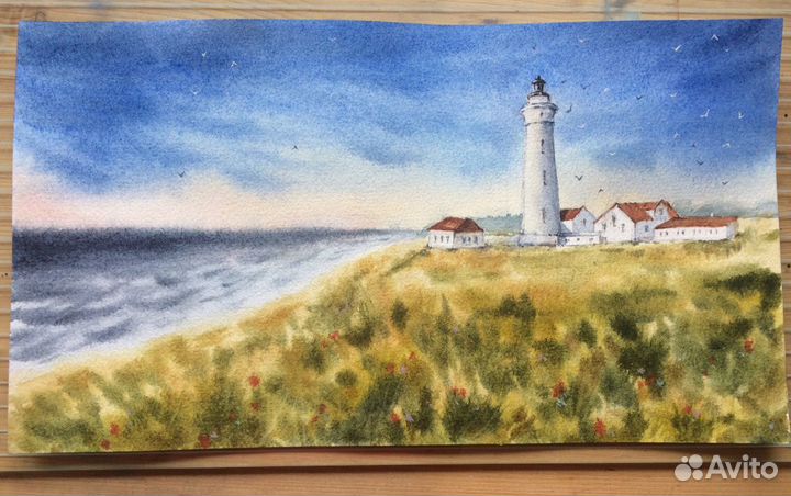 Картина акварель