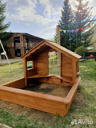 Детский домик для песка