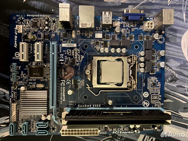 Комплект 1155 i7 3770, 16 gb