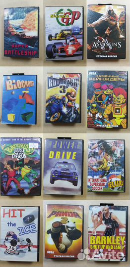 Картриджи sega сега игры