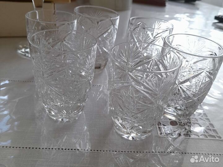 Хрусталь СССР салатницы и стопки