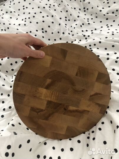 Сырная тарелка, деревянная доска круглая