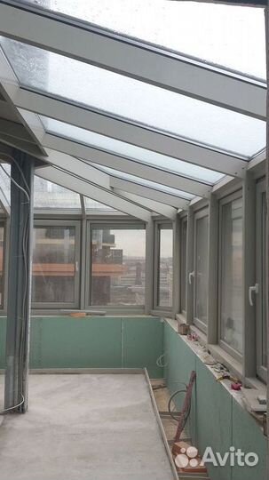 Остекление пластиком веранды террасы