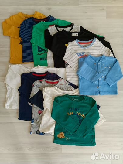 Вещи пакетом на мальчика 74 80 86