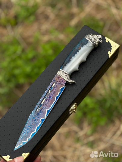 Нож лев ручной работы подарок