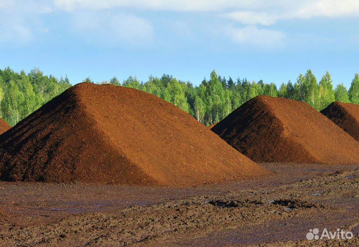 Торф доставка газоном