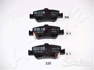 Колодки тормозные задние дисковые к-кт '51-02-2