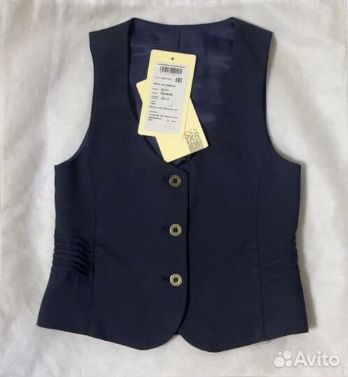 Жилетка школьная Пеплос 128