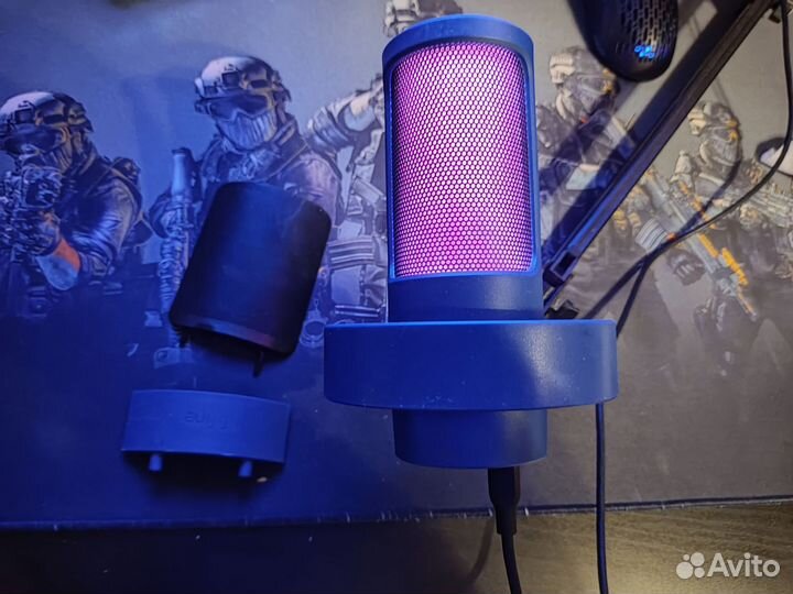 Микрофон Fifine A8 синий