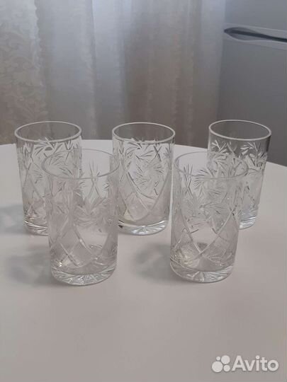 Набор стаканов. Хрусталь. СССР. Винтаж