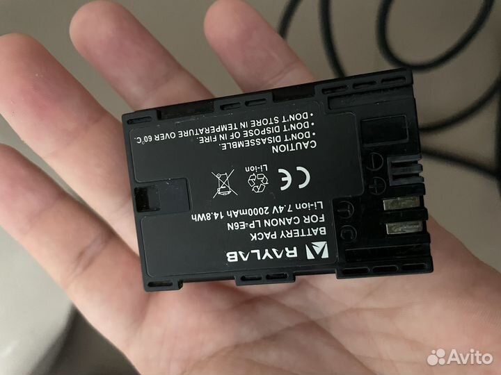 Аккумулятор для фотоаппарата canon