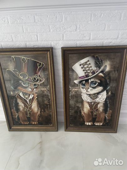 Картина Котик и Кисонька