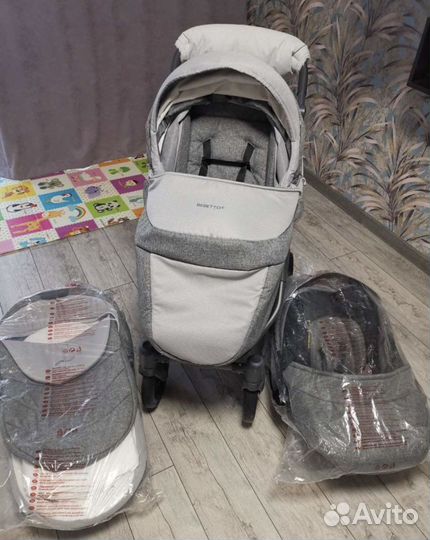 Коляска 3 в 1 bebetto