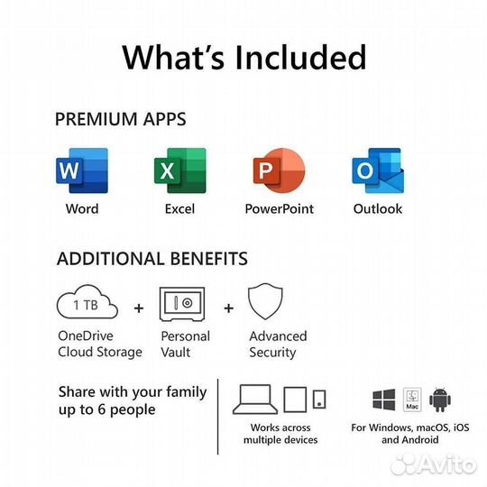 На вашем домене Microsoft 365 + 1Tb OneDrive