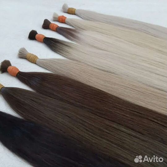 Волосы для наращивания 70см блонд