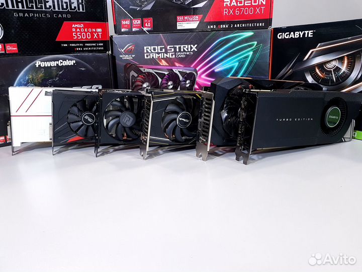Видеокарты AMD Radeon RX XT NVidia GeForce GTX RTX