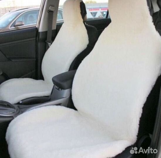 Меховые накидки на сиденья