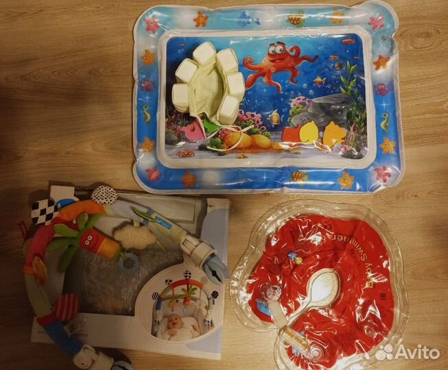 Акваковрик, круг на шею, дуга, чепчик для купания