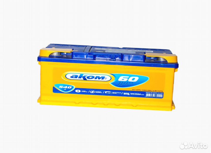Автомобильный Аккумулятор аком 60 ah