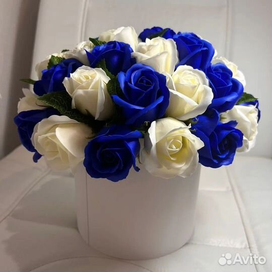 Букет из мыльных роз