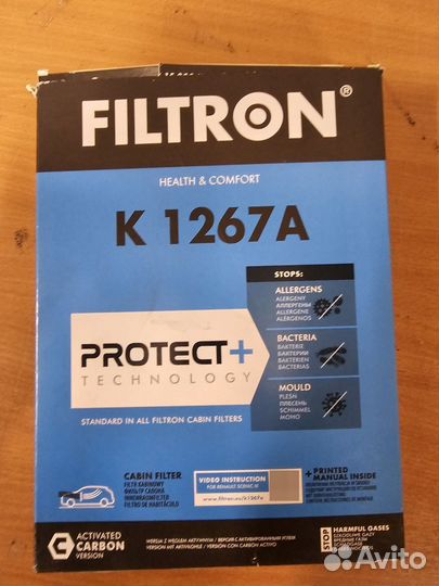 Filtron Фильтр салонный K1267A