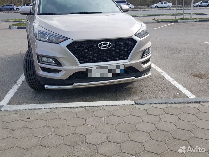 Защита бамперов Huyndai Tucson 3 с компл. крепежа