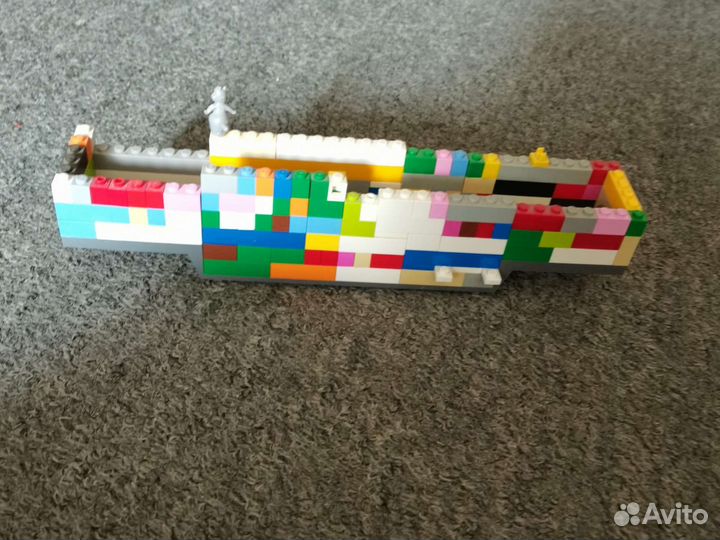 Корабль из lego самодельный