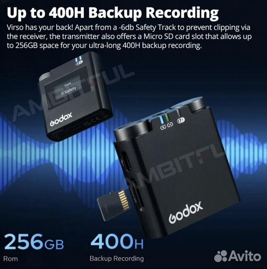 Петличная радиосистема Godox Virso M2. Новинка