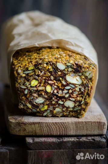 Хлеб, хлебцы без глютена из проростков Палео хлеб