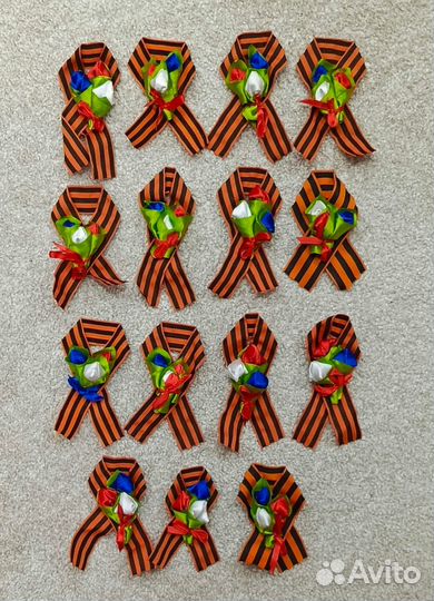 Георгиевская лента с булавкой готовые