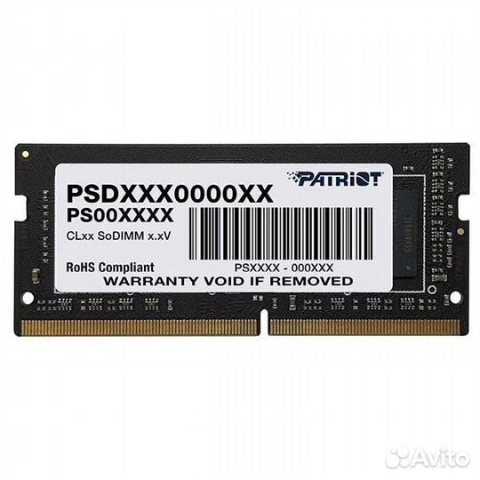 Оперативная память Patriot 4GB DDR4 2666 sodimm